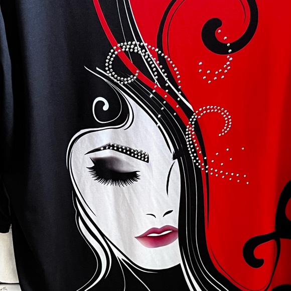 Valentinna Melancholy Woman Shirt. - Picture 2 of 5